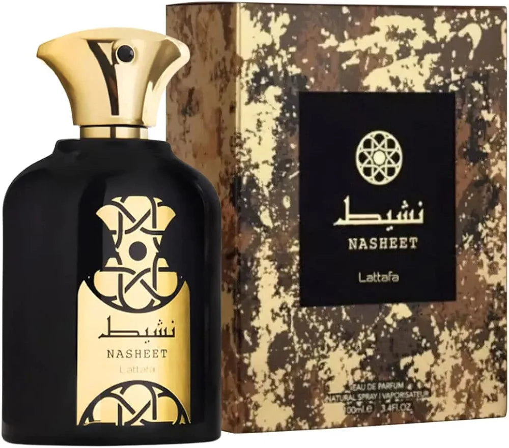 Lattafa Perfumes Nasheet EDP - Eau De Parfum 100ml(3.4 oz) Unisex | Guaiac Wood, Nutmeg, Sandalwood