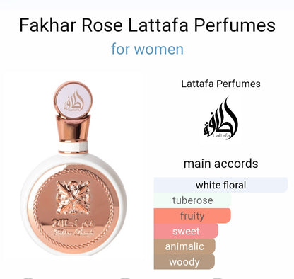 Fakhar Rose by Lataffa for women. EDP