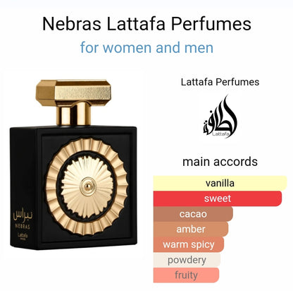 Lattafa Perfumes Nebras By Lattafa Pride Edp - Eau De Parfum 100ml(3.4 Oz)